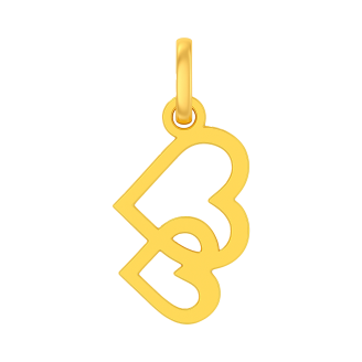 Pandantiv două inimi