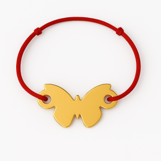 Brățară cu șnur fluture
