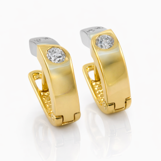 Cercei cu trei pietre